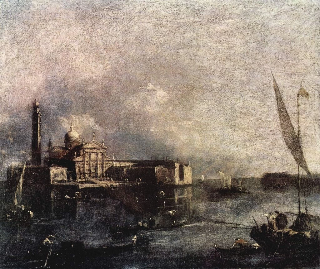 Il bacino di San Marco verso l'isola di San Giorgio Maggiore e la Giudecca - Galleria Estense, Modena